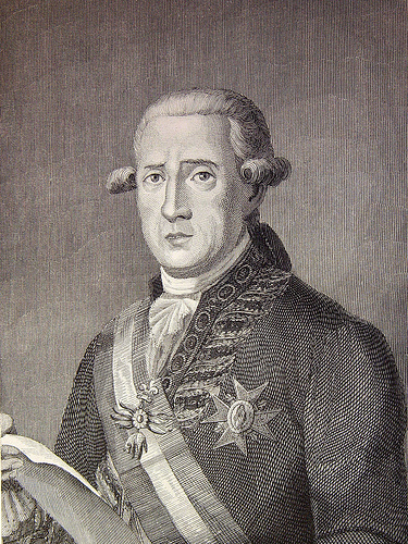 "D. José Moñino, conde de Floridablanca".
