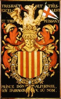 Escudo Alfonso V El Magnanimo